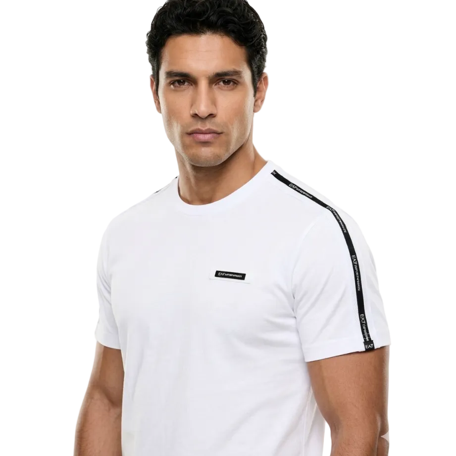 T-shirt EA7 girocollo Logo Series in cotone