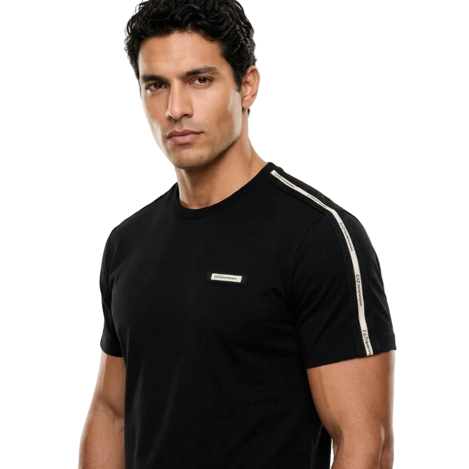T-shirt EA7 girocollo Logo Series in cotone