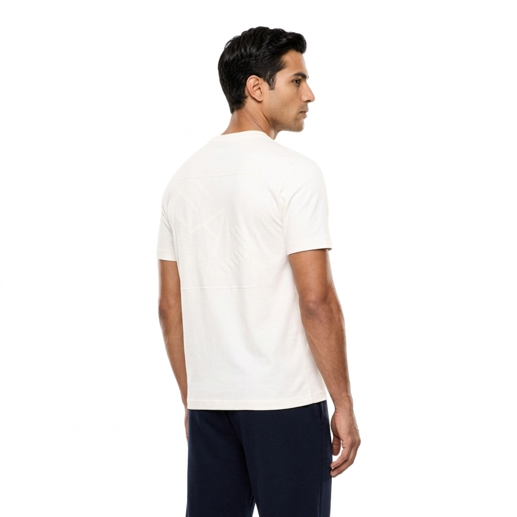 T-shirt EA7 - Logo Series in jersey di cotone