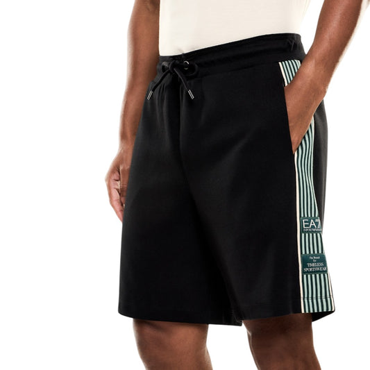 Bermuda EA7 - Logo Series in misto cotone