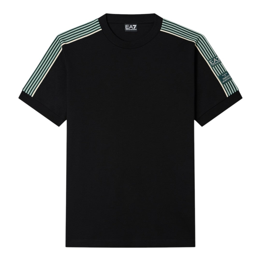 T-shirt EA7 Logo Series Boy in cotone