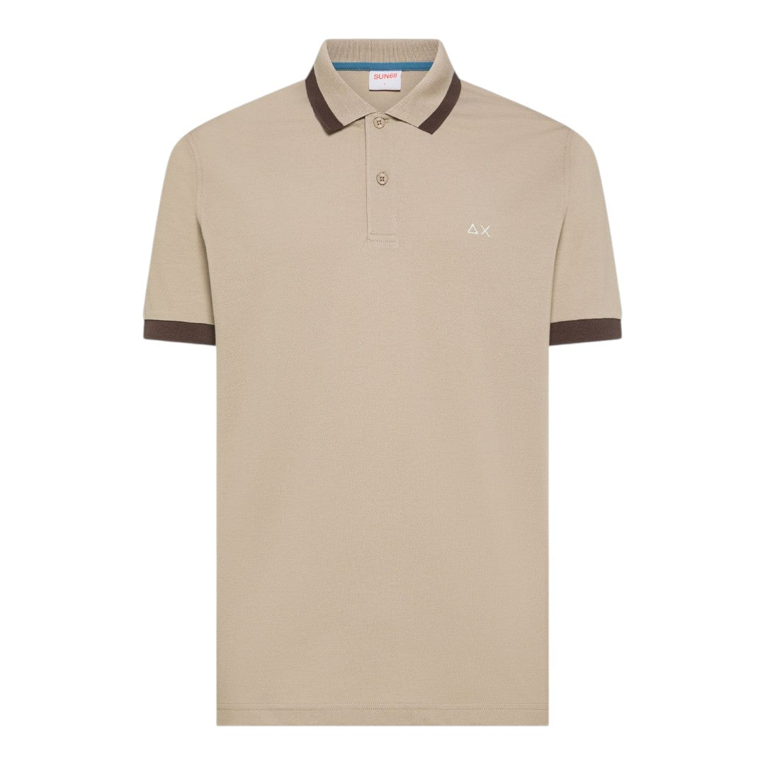 Polo Sun68 manica corta in cotone