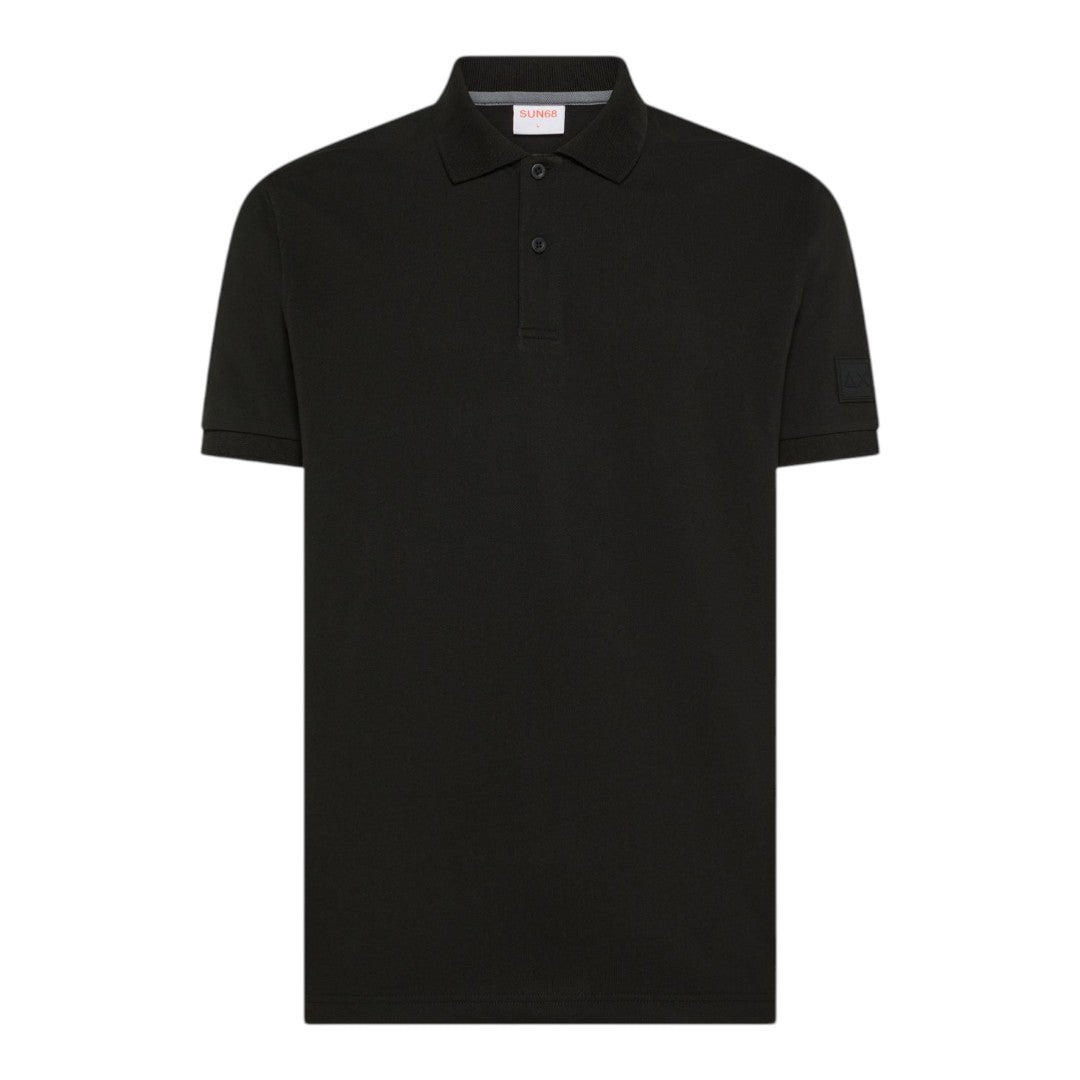 Polo Sun68 con patch sulla manica
