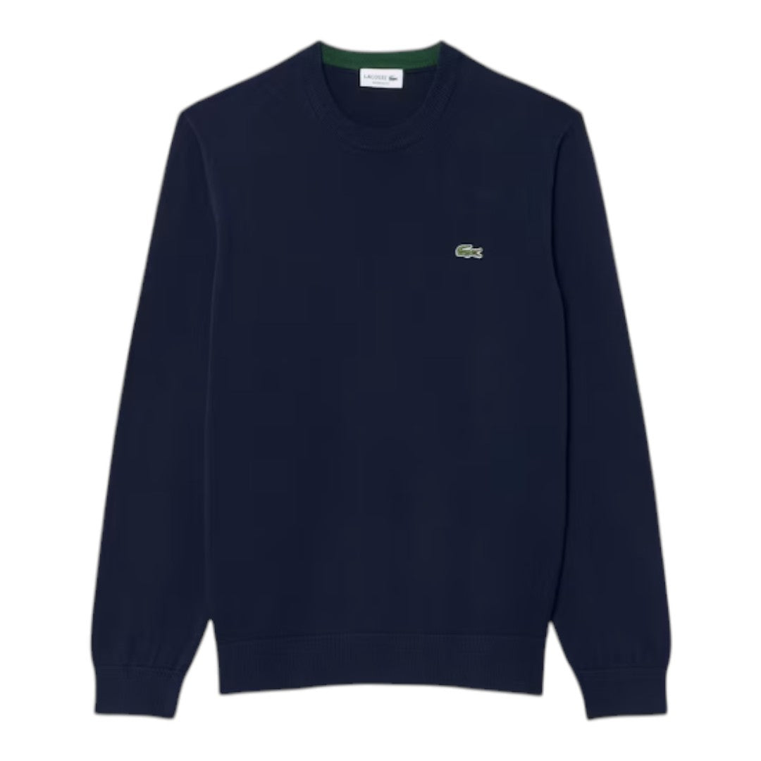 Pullover Lacoste girocollo monocromatico