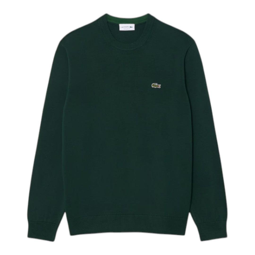 Pullover Lacoste girocollo monocromatico