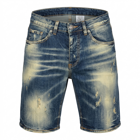 Bermuda Jeans Soldier – Denim Distressed Blue