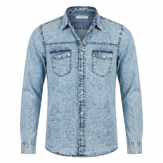 Camicia Hamaki-HO Denim Acid Wash - CJE1321H