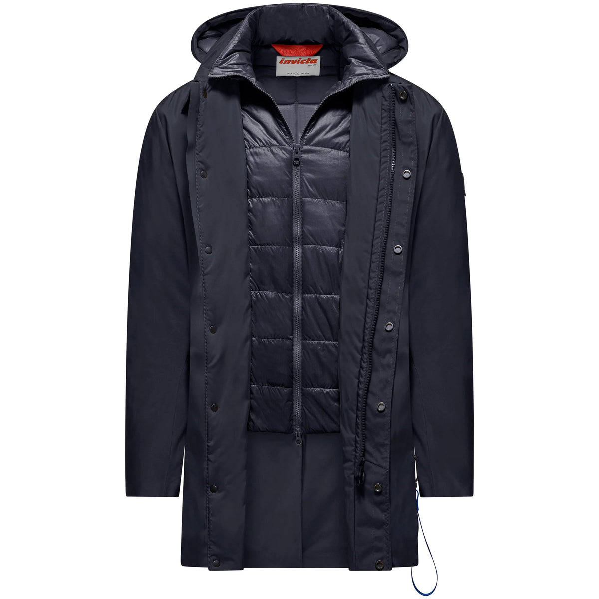 Giubbino parka Invicta imbottito con cappuccio staccabile