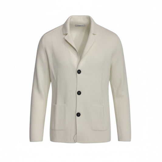 Cardigan Hamaki-Ho in Cotone con Revers a Lancia