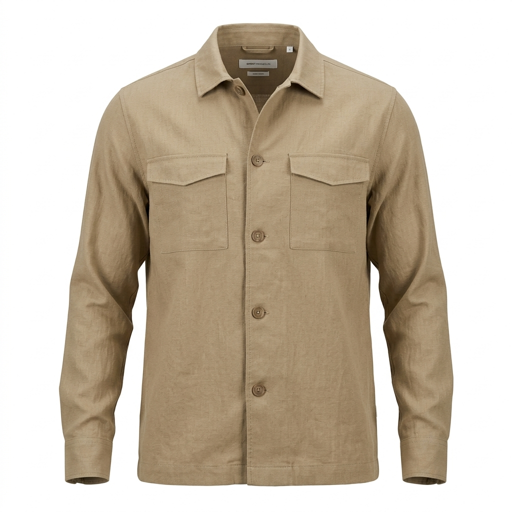 Camicia Hamaki-Ho - Overshirt in Misto Lino