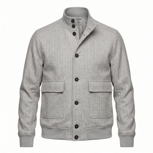 Giubbino Giacca Bomber Wool Style - Hamaki-Ho