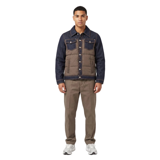 Giubbino Ibrido Denim e Piumino SOLDIER Modello Soldier