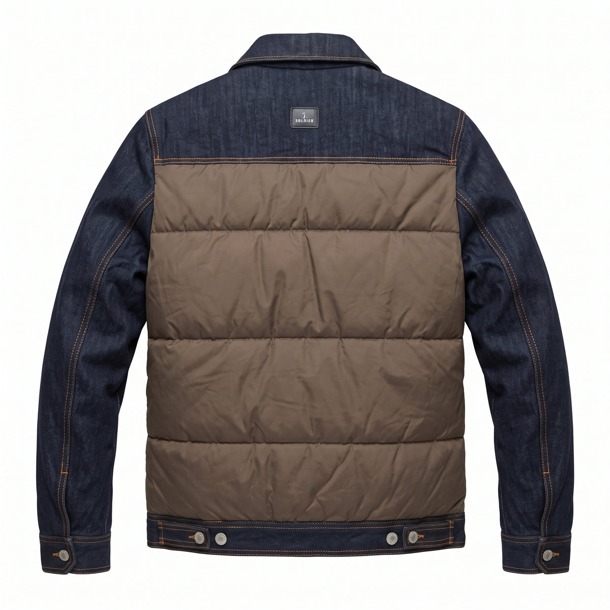 Giubbino Ibrido Denim e Piumino SOLDIER Modello Soldier