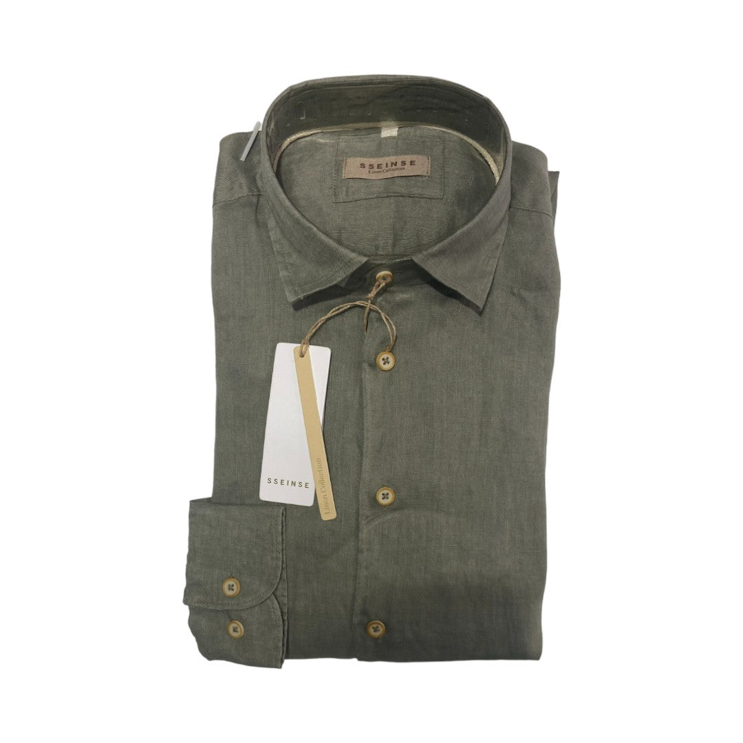 Camicia SSeinse in lino CE910SS