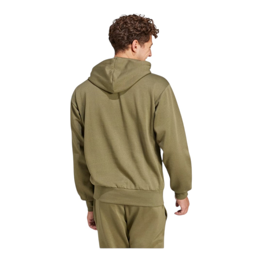 Felpa Adidas con cappuccio felpata - green