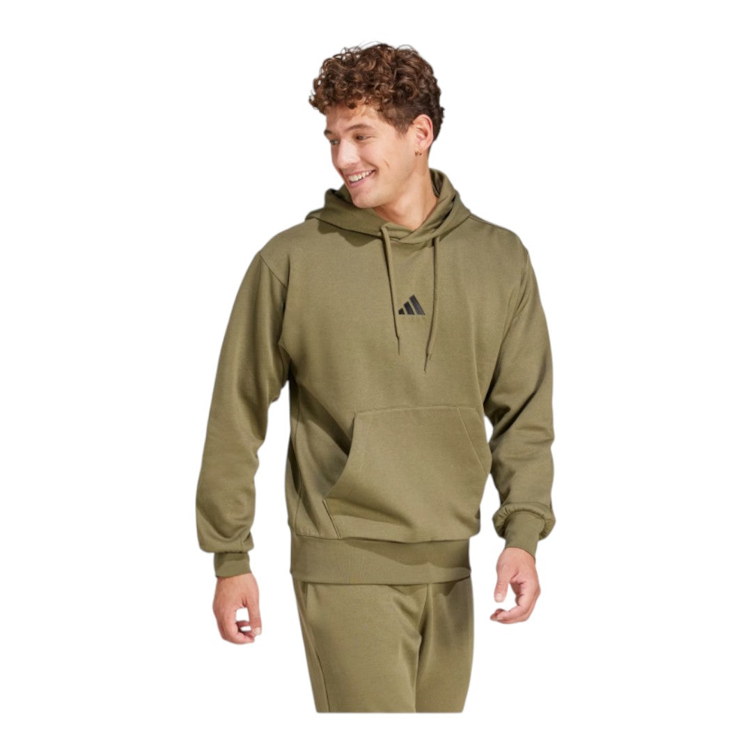 Felpa Adidas con cappuccio felpata - green