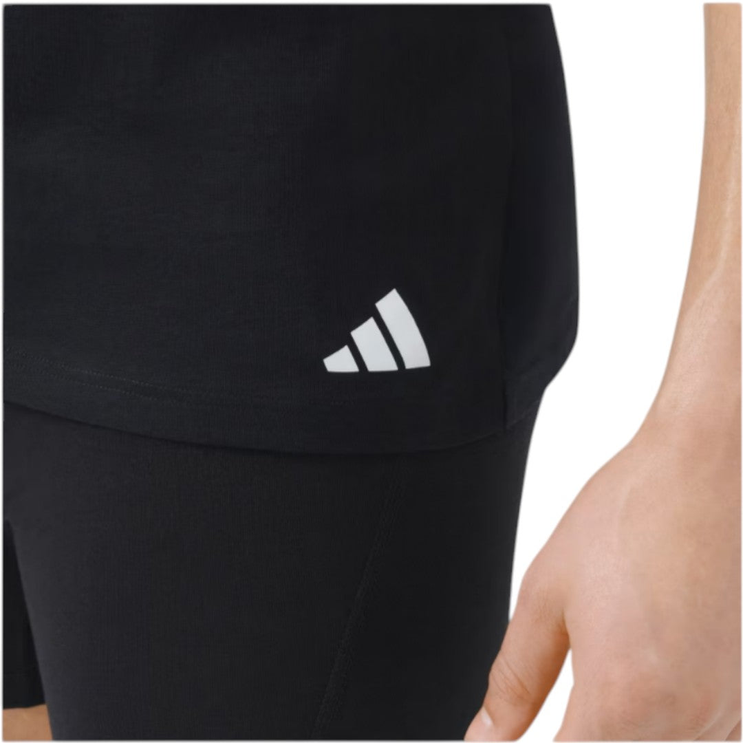 T-shirt Adidas girocollo in cotone Active Flex - Intimo nero