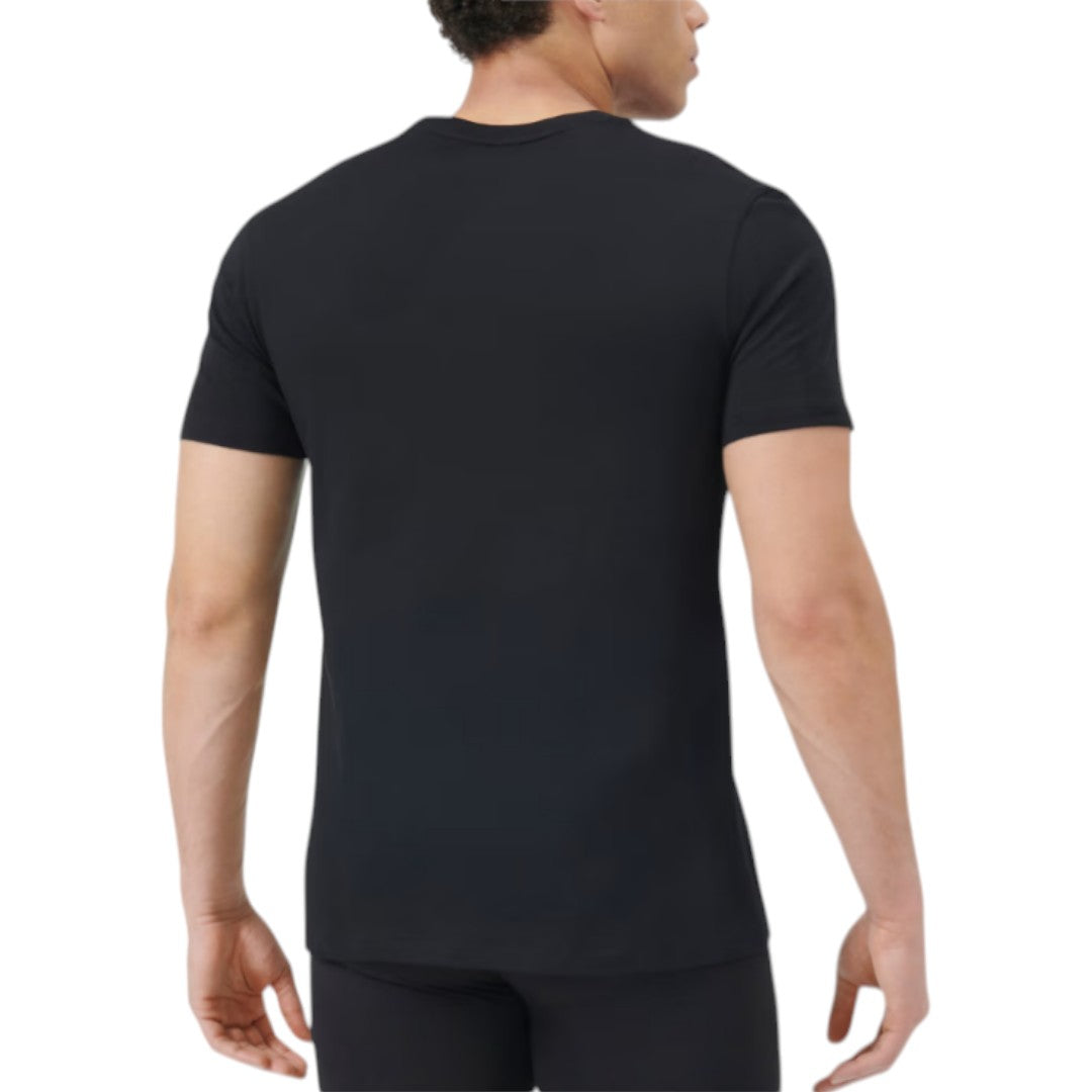 T-shirt Adidas girocollo in cotone Active Flex - Intimo nero