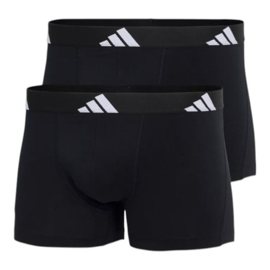 Boxer Adidas in cotone Active Flex, confezione da 2 pezzi - nero