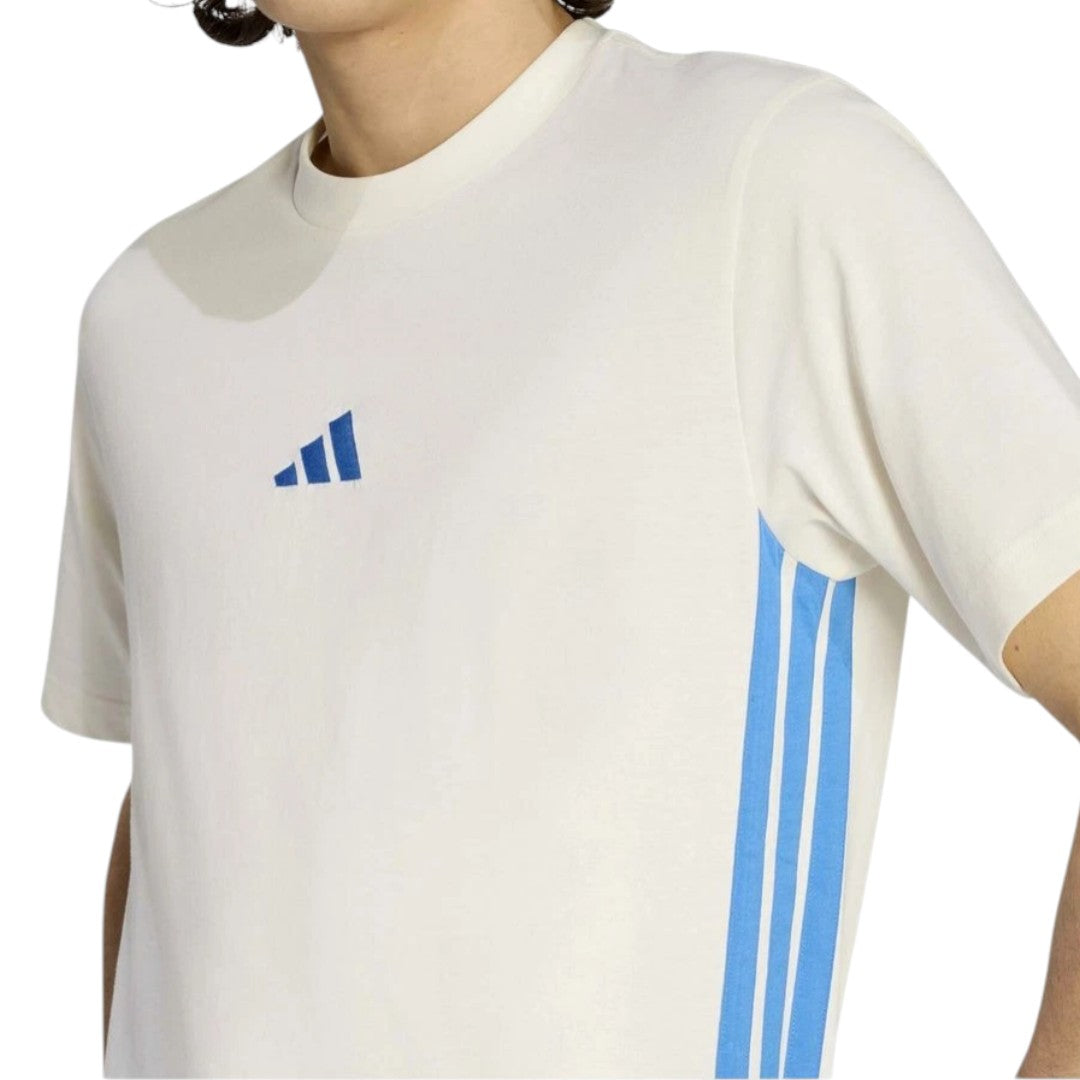 T-shirt Adidas  - off white - regular fit cotone