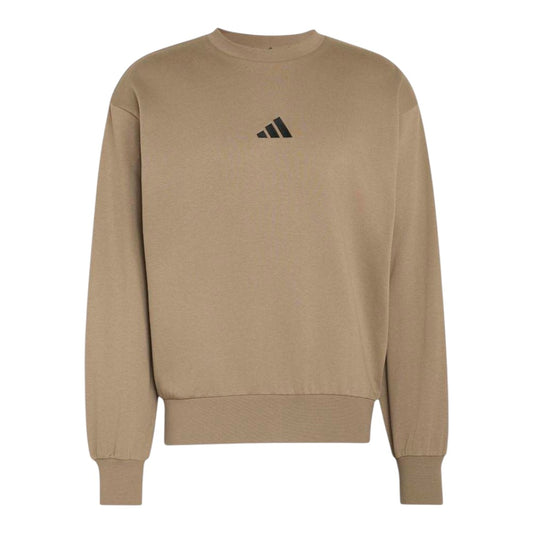 Felpa Adidas girocollo - ESS felpata - beige