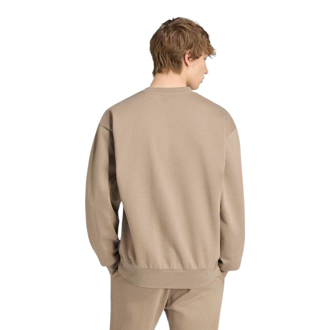Felpa Adidas girocollo - ESS felpata - beige