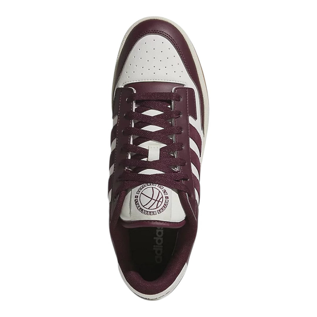 Scarpe Adidas Rapid Court Low - Bianco Bordò