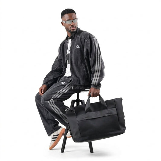 Giubbino Adidas in jeans - black