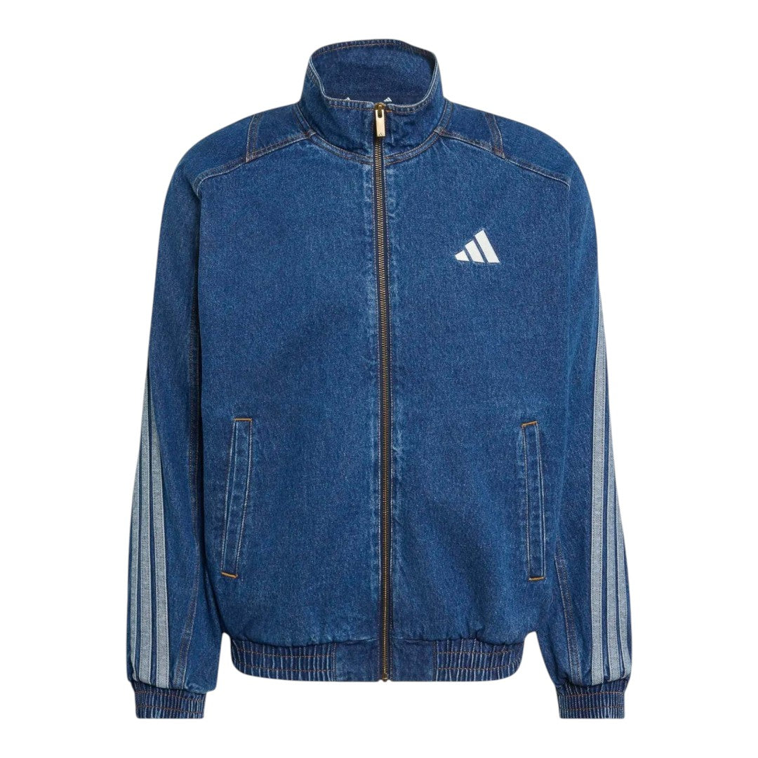 Giubbotto Adidas jeans - 3 strips Performance - blu