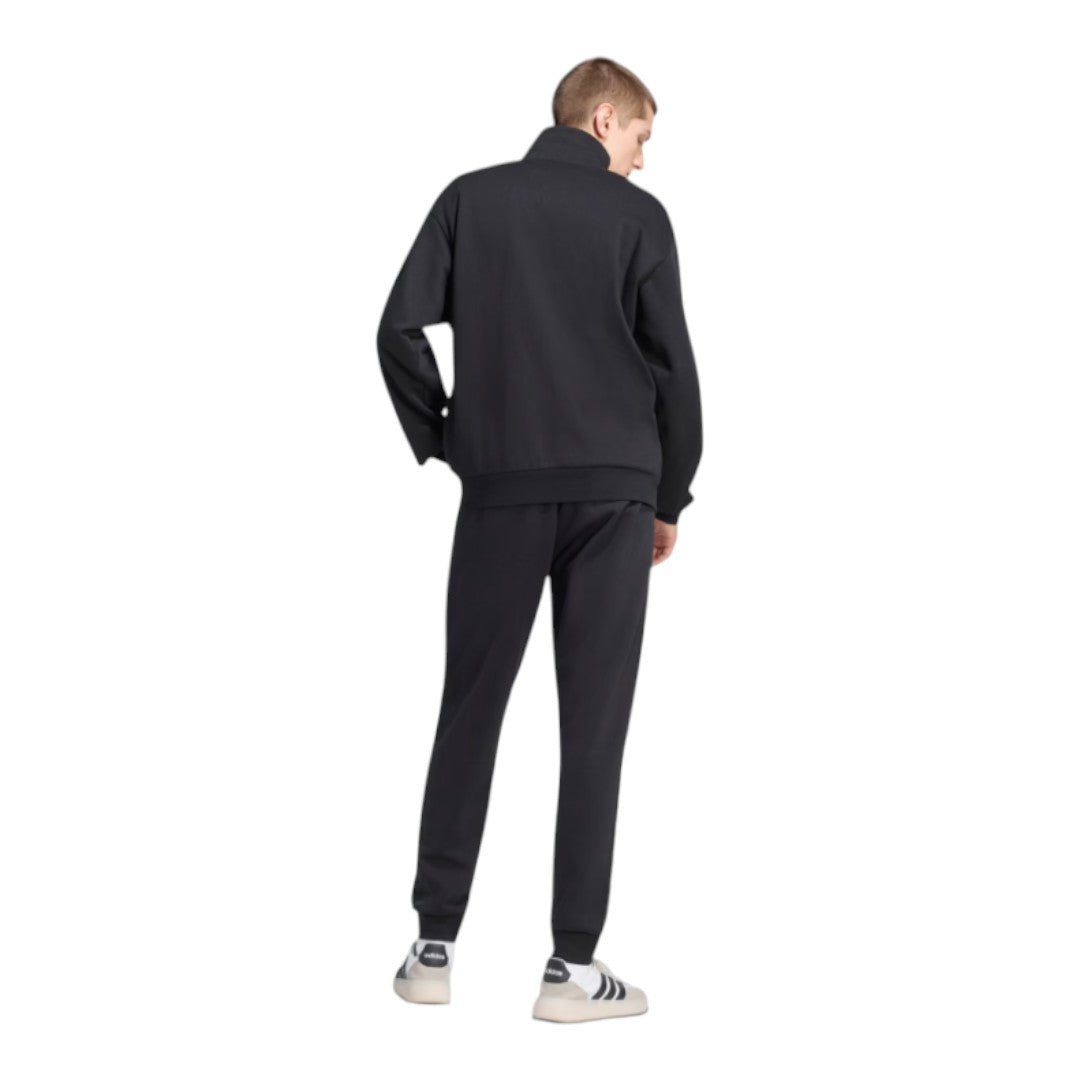 Tuta Adidas in tessuto felpato - 3 stripes - black