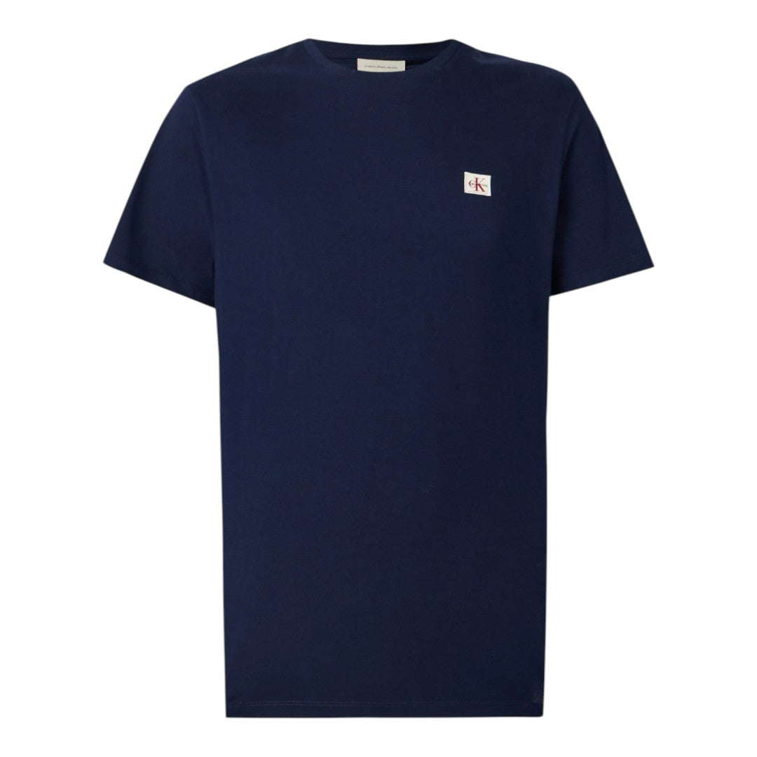 T-shirt Calvin Klein in cotone con stemma