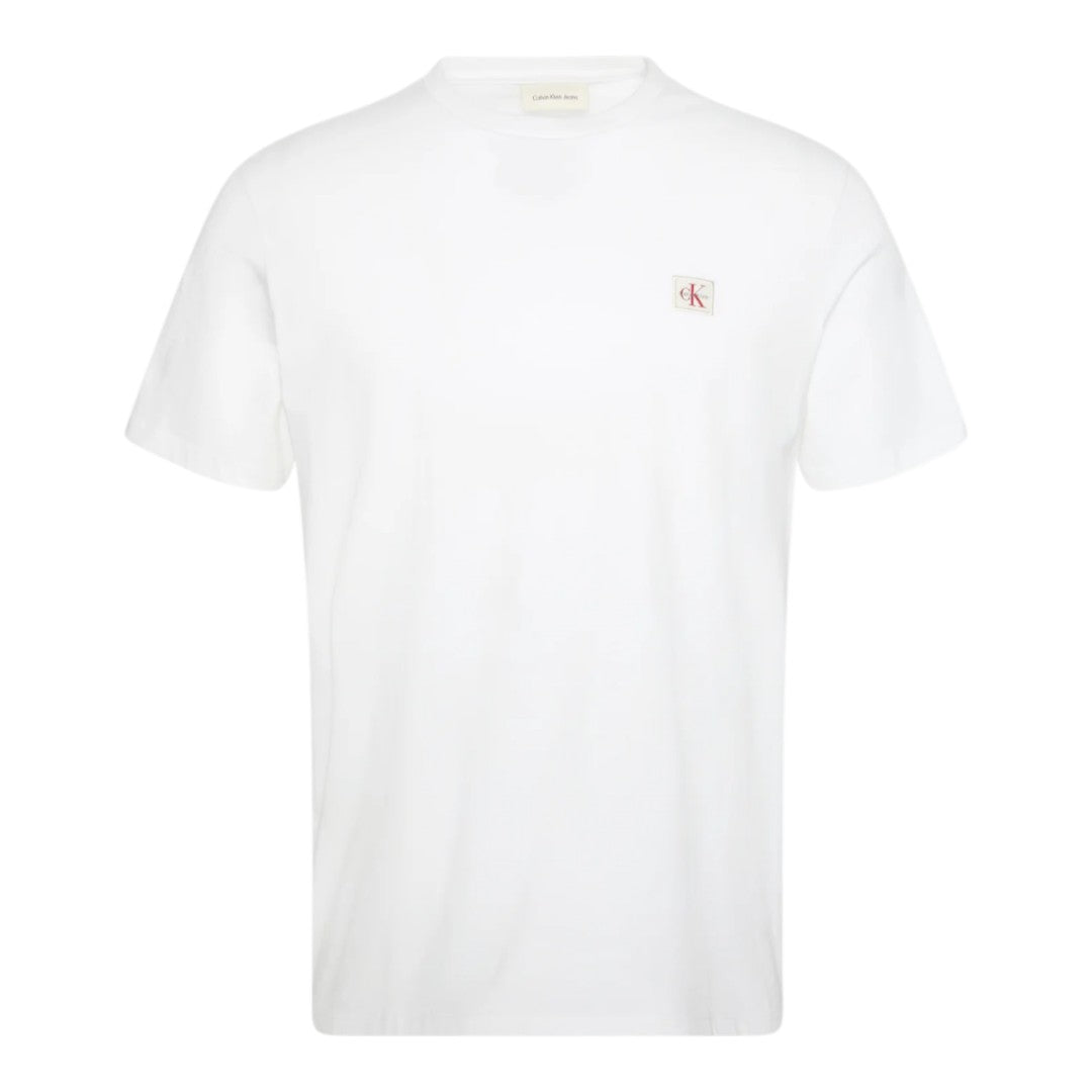 T-shirt Calvin Klein in cotone con stemma