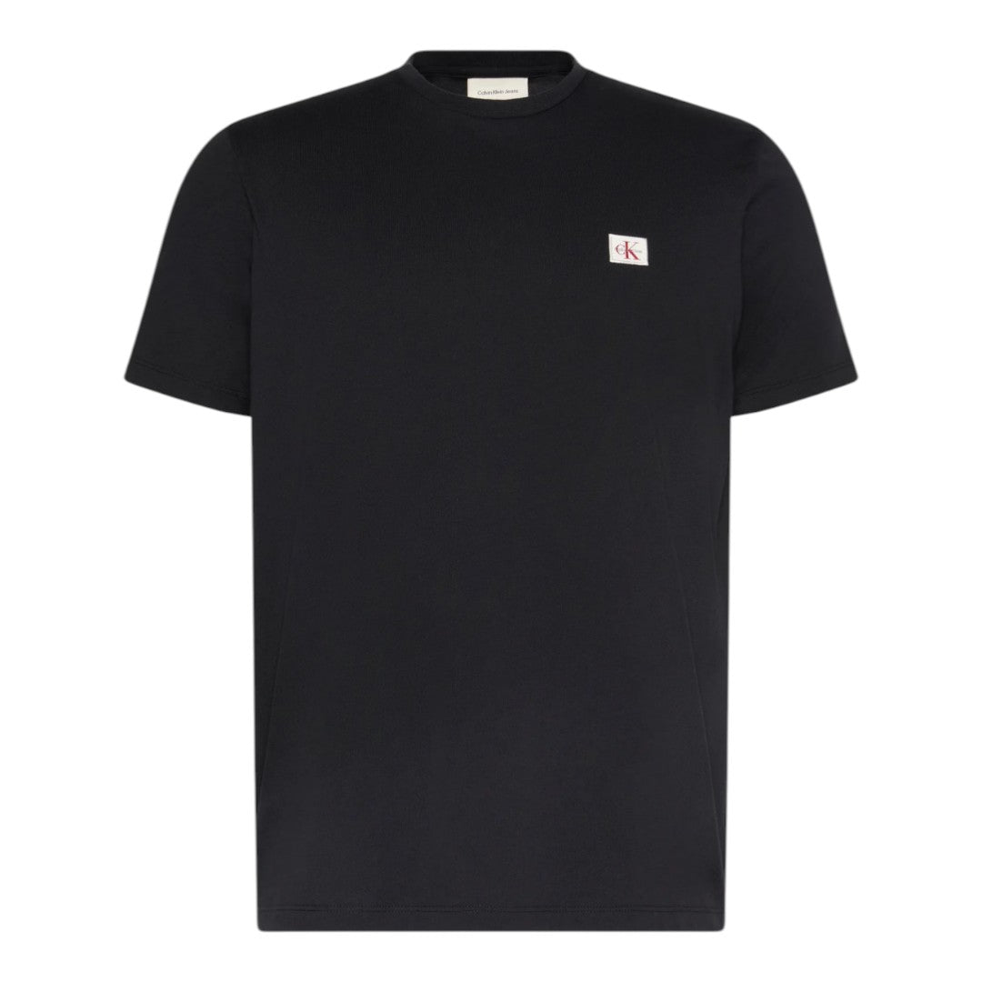 T-shirt Calvin Klein in cotone con stemma