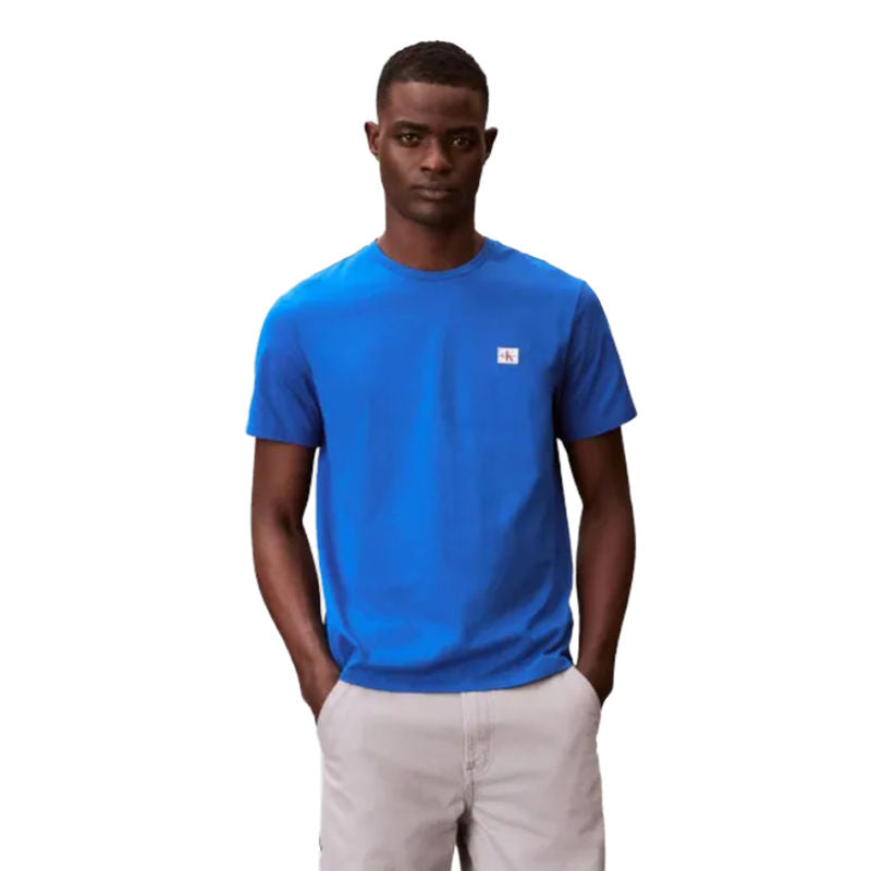 T-shirt Calvin Klein in cotone con stemma