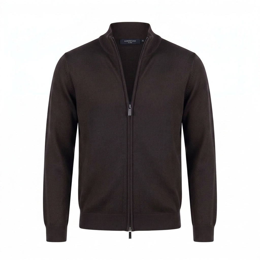 Cardigan HAMAKI-HO Mezzo Collo Full Zip