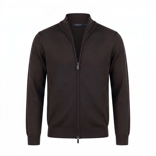 Cardigan HAMAKI-HO Mezzo Collo Full Zip