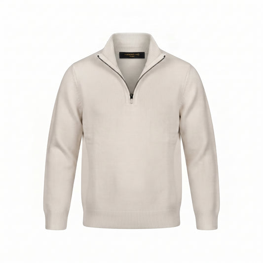Maglione mezzo collo con zip Hamaki-Ho
