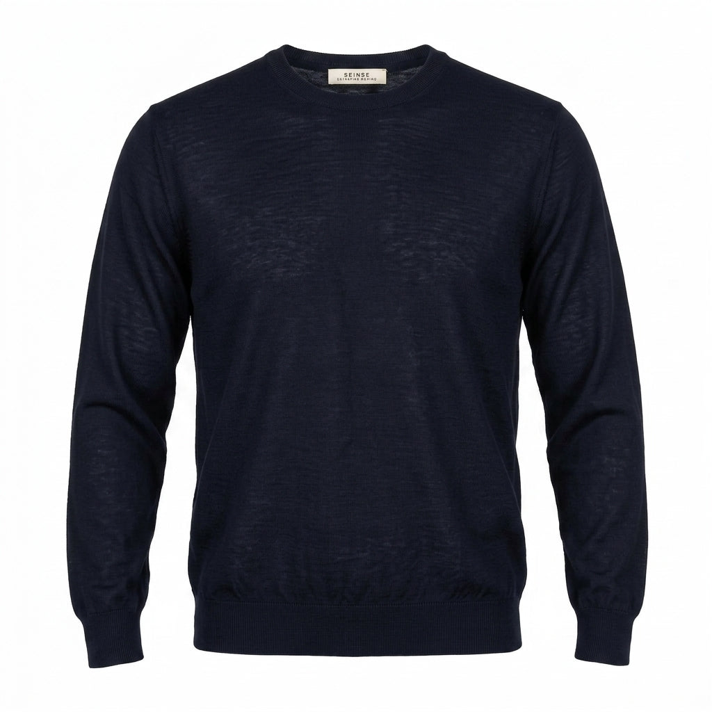Maglia Girocollo in Lana Extrafine SEINSE Extrafine Merino
