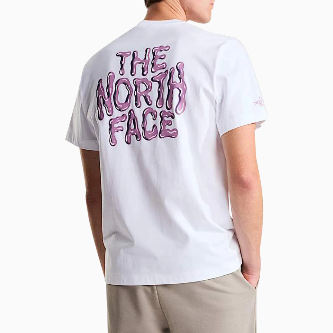 T-Shirt Uomo The North Face Melted Logo White