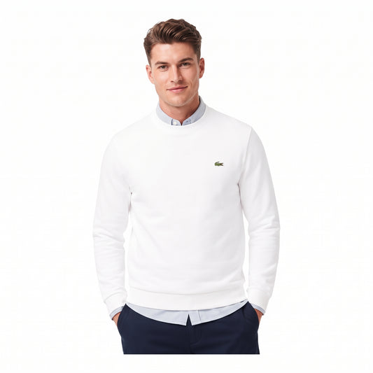 Felpa Lacoste in tessuto felpato classic fit