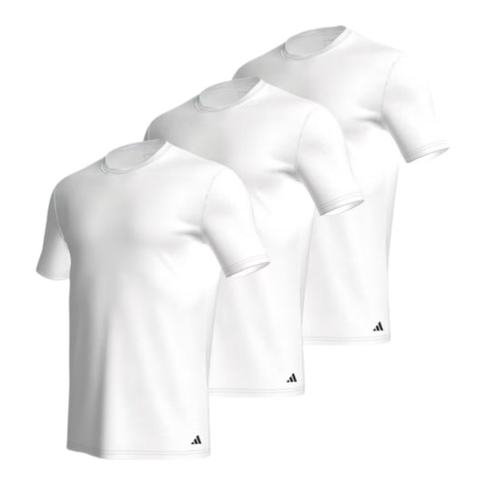 T-shirt Adidas girocollo in cotone Active Flex - Intimo bianco