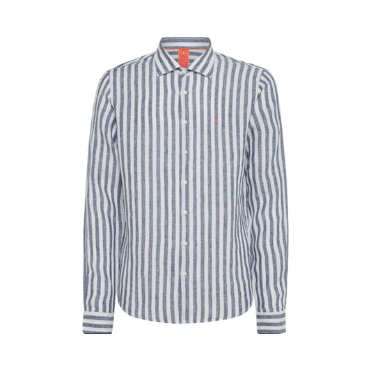 Camicia Sun68 in lino S34122