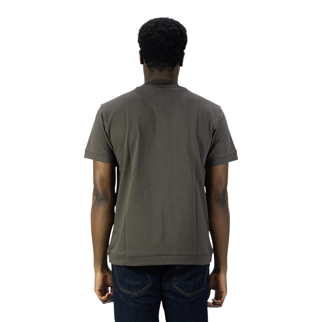 T-shirt SOLDIER patch in metallo