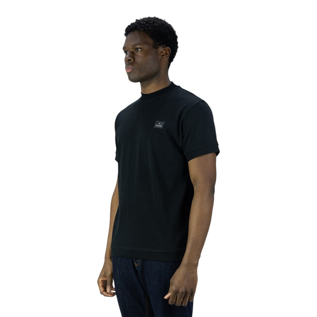 T-shirt SOLDIER patch in metallo