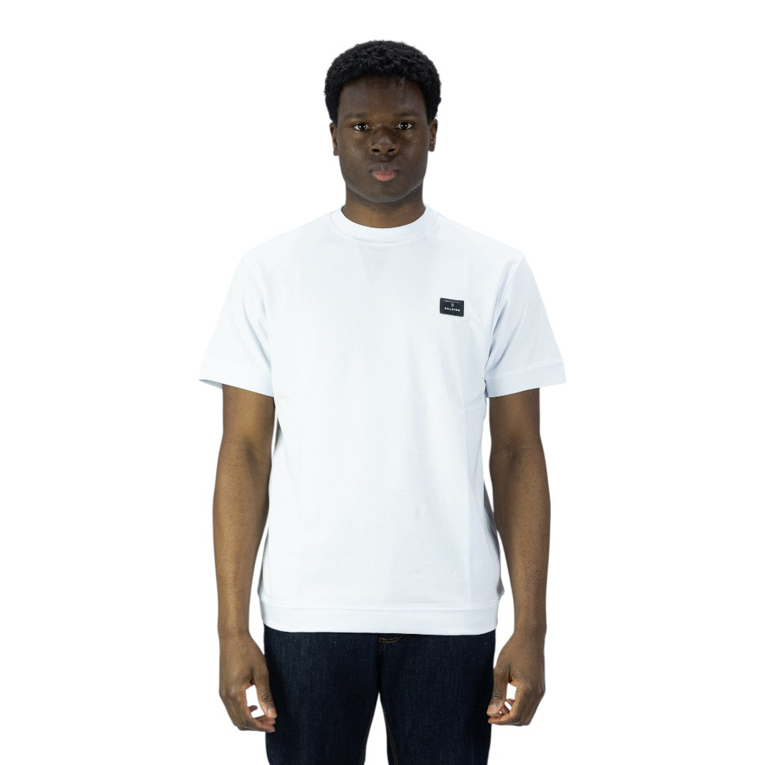 T-shirt SOLDIER patch in metallo