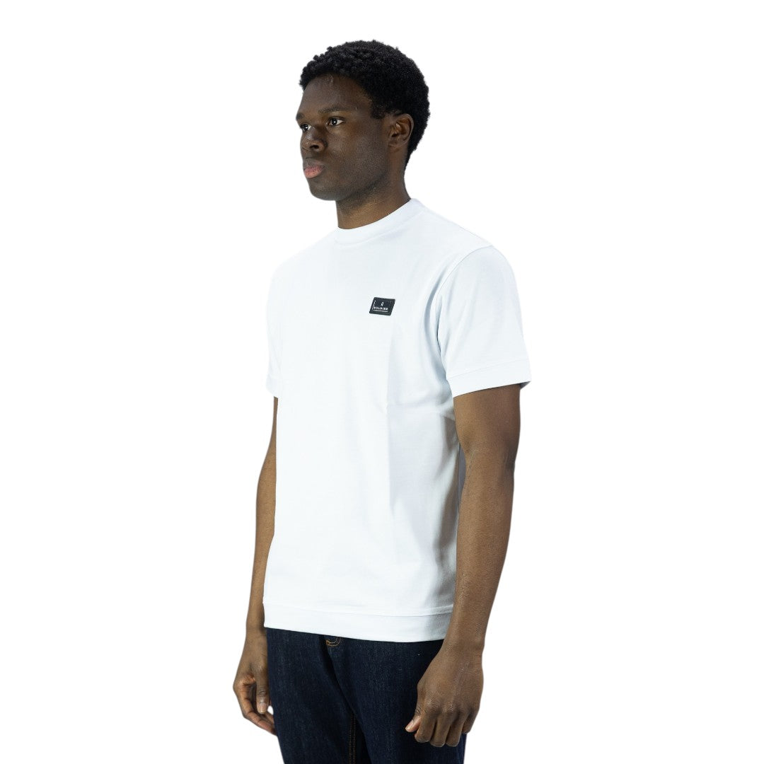 T-shirt SOLDIER patch in metallo