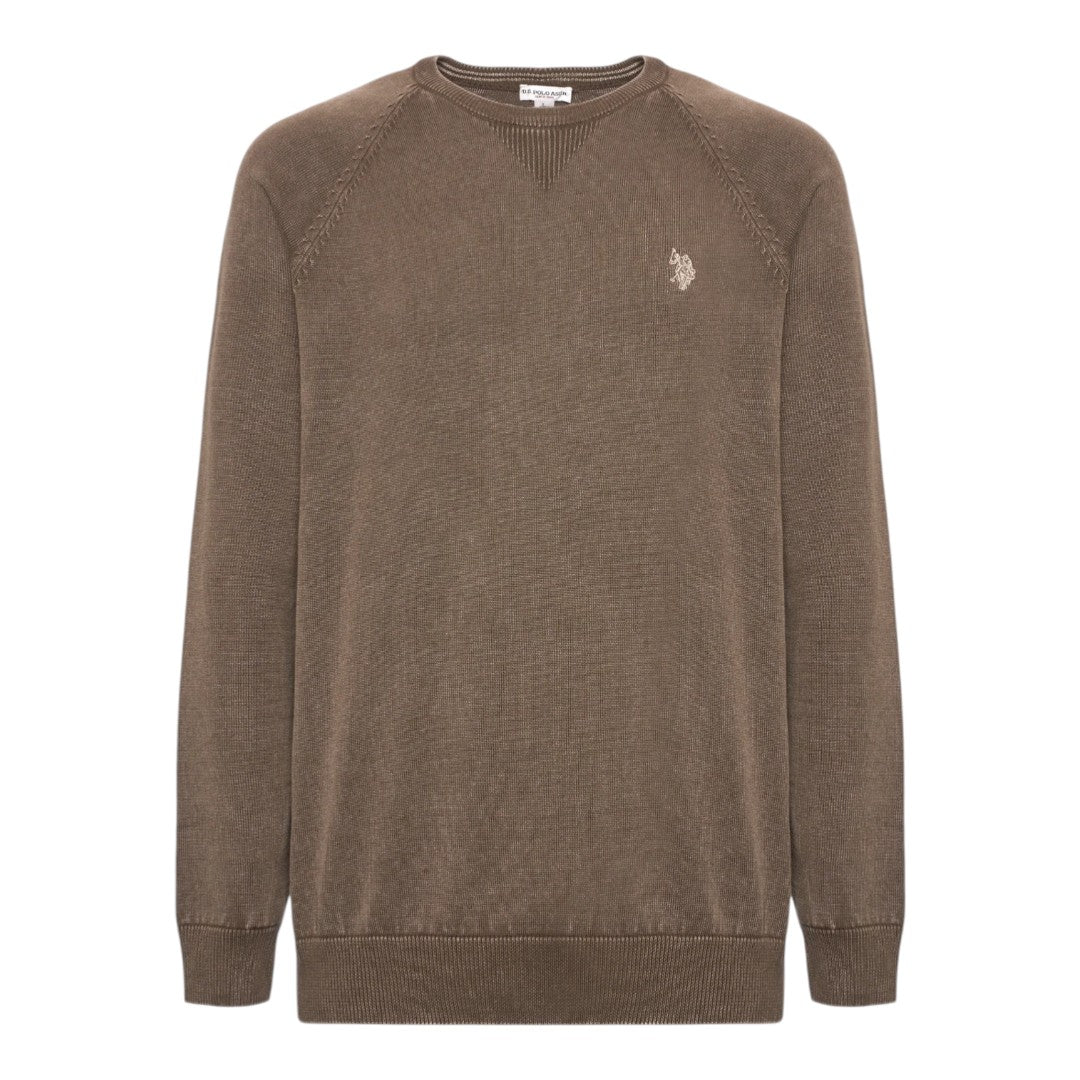 Maglia U.S. Polo Assn. - girocollo da uomo in cotone Premium Quality