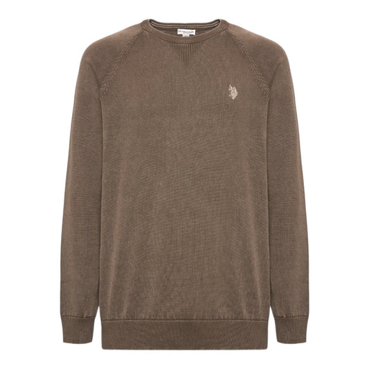 Maglia U.S. Polo Assn. - girocollo da uomo in cotone Premium Quality