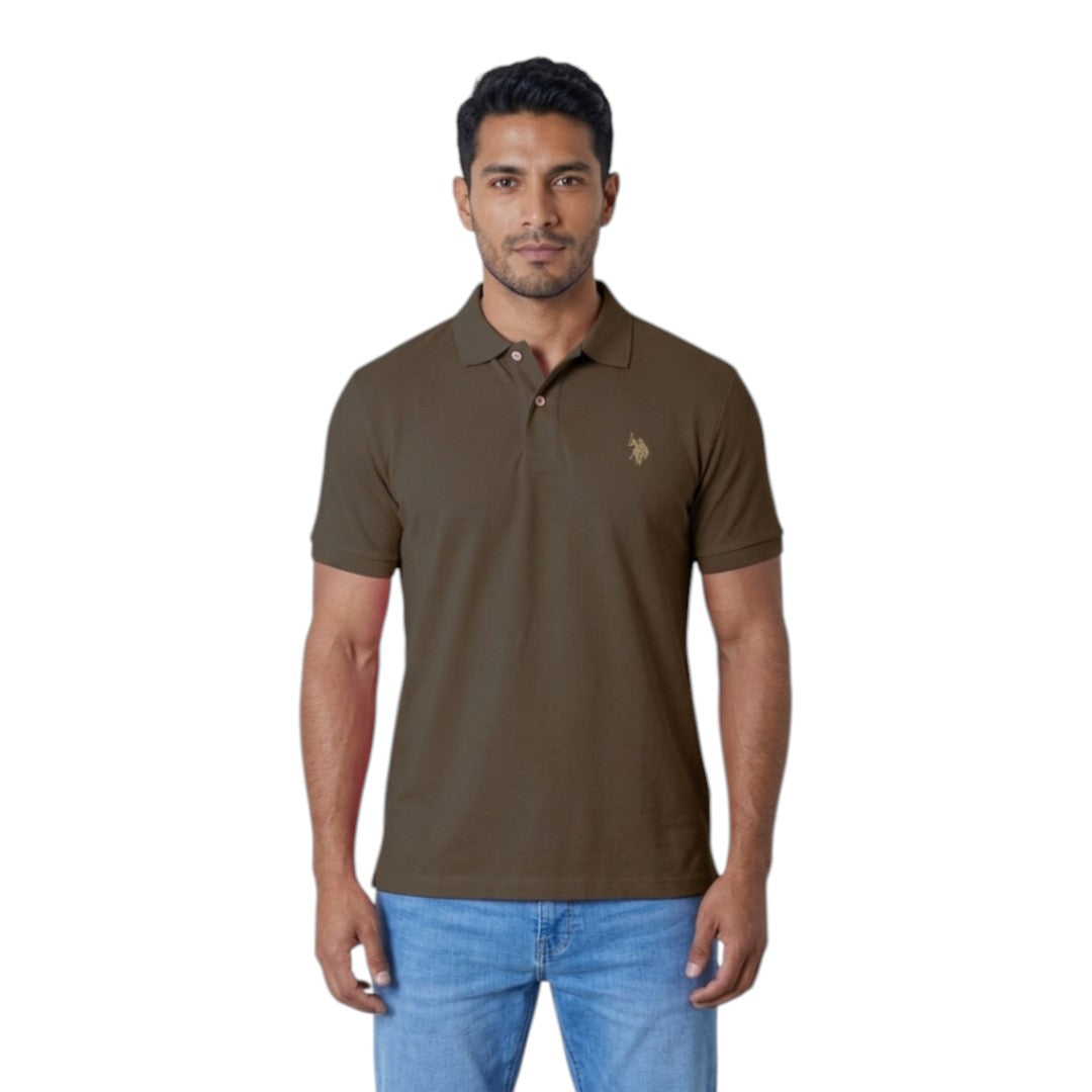 Polo U.S. Polo Assn. - Shirt a maniche corte in cotone piquet