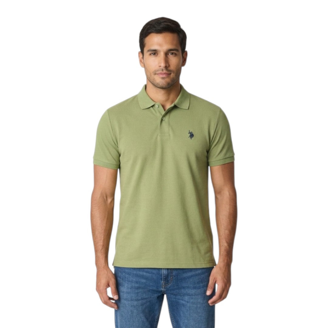 Polo U.S. Polo Assn. - Shirt a maniche corte in cotone piquet